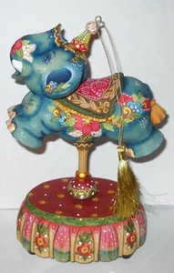G. DeBrekht Artistic Studios THE RINGMASTER Musical Carousel Elephant NEW - Picture 1 of 7