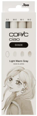 COPIC Marker ciao 3+1 Set SHADE "Light Warm Gray" - Bild 1 von 2