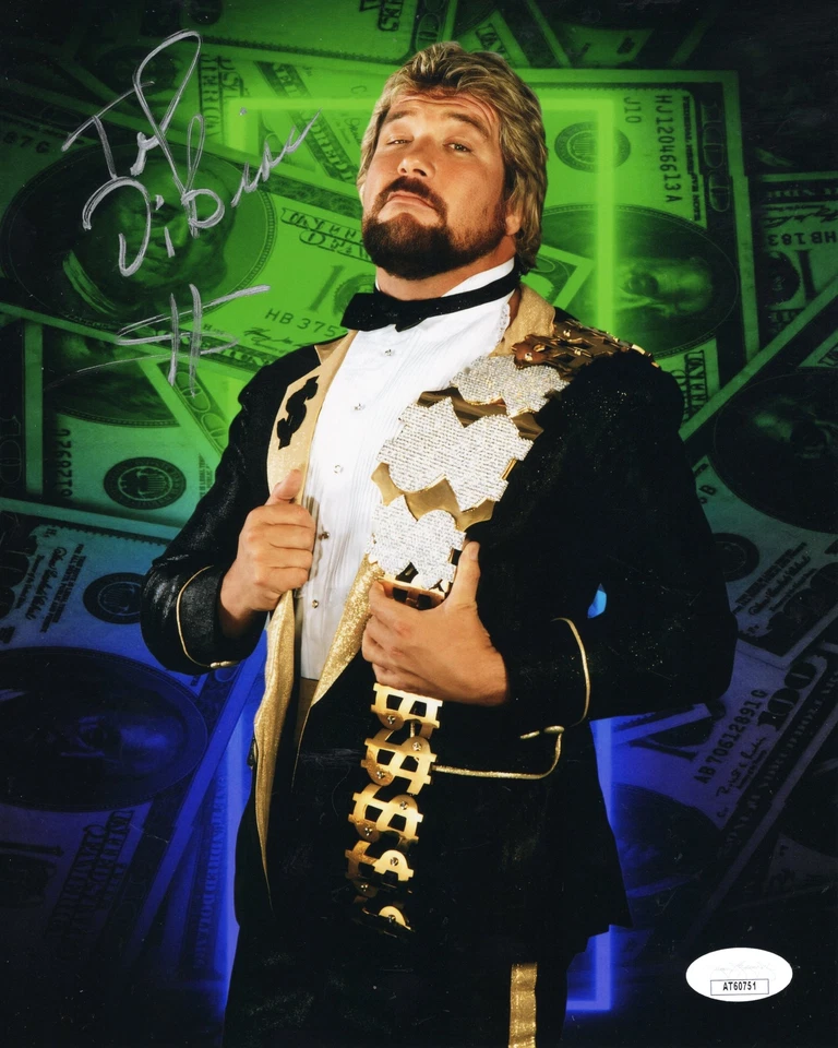 Ted DiBiase (8x10 Metallic) JSA COA WWF WCW photo signed auto autographed - Image 1 of 1