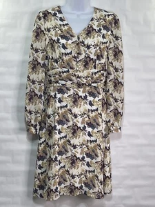 Abito da donna DOWNNEAST taglia S floreale poliestere elastico sul retro foro della serratura - Foto 1 di 17