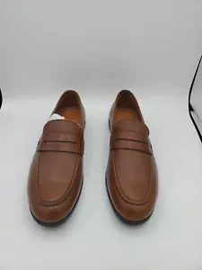 Gentle Souls by Kenneth Cole Mens Penny Loafer Brown Cognac 8.5M Dress Shoes - Picture 1 of 2