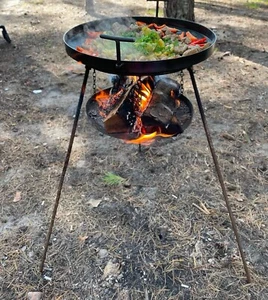 Cooking Disc Blade Outdoor Wok Pan with LEGS 60cm - Picture 1 of 4