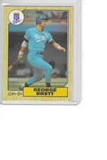 1987 O-Pee-Chee#126 George Brett Kansas City Royals Vintage SEE SCANS