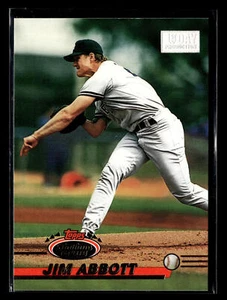 1993 Stadium Club First Day Production Jim Abbott PR2000 - Picture 1 of 2