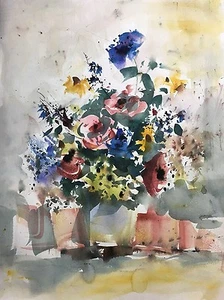 Colorful Arrangement By Helen Emery - Picture 1 of 3