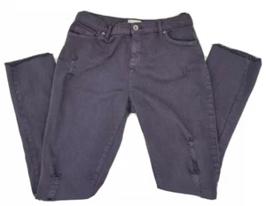 The Childrens Place Pants Classic Fit Distressed Purple Raw Hem Girls Size 16 - Picture 1 of 12