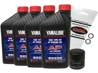 Cyclemax Genuine OEM 2014-2023 Yamaha Super Tenere XT1200 XTZ1200 Oil Change Kit - Image 1 of 2