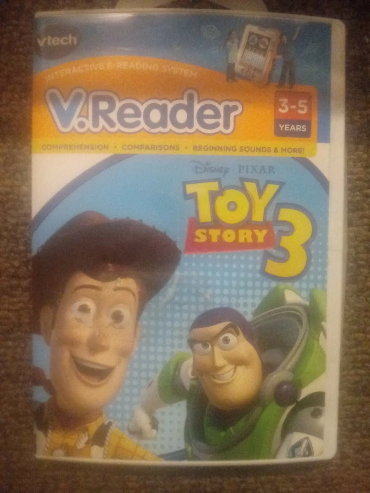 VTECH VREADER DISNEY PIXAR TOY STORY 3 GAME 3-5 YEARS SEALED WOODY BUZZ - Image 1 of 1