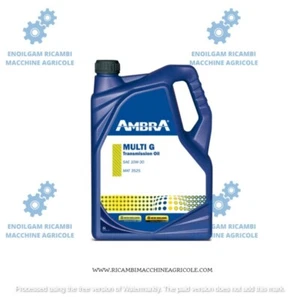 Olio Trasmissione 10W30 Multi G-Ambra-Petronas-Latta 5 Lt-Sollevatore-Cambio - Picture 1 of 2