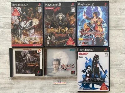 SONY PS 1 2 Akumajo Dracula X & Castlevania & Vampire Legend & Panic & Cool Girl - Image 1 of 4