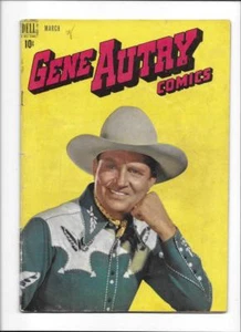 GENE AUTRY COMICS #25 [1949 GD+] COPERTINA FOTOGRAFICA!  "IL JOKER" - Foto 1 di 2