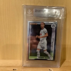 2022-23 Merlin UEFA 137 Harry Kane BGS 9 Free Shipping U.S. - Picture 1 of 2