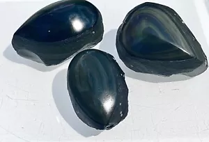 Venta al por mayor lote de 2 libras de obsidiana arco iris natural medio esmalte cristal energía natural - Imagen 1 de 4