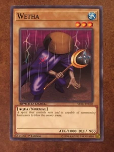 Wetha Speed Duel Yugioh SBTK-EN005 Trading Card - Picture 1 of 2