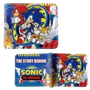 Sonic the Hedgehog - Sonic Knuckles Tails Trio Wallet NEW Sonikku za Hejjihoggu - Picture 1 of 2