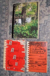 Lot 3 Cajun Country Cookin' Cookbooks River Road Bayou Cuisine Baton Rouge LA MS - Picture 1 of 1