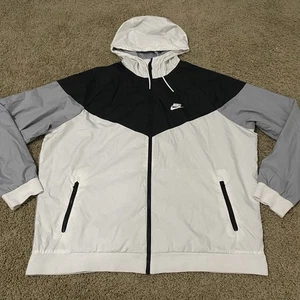 Mens 2XL Nike Sportswear Windrunner Mesh Lined Full Zip Jacket 727324-101 - Picture 1 of 7