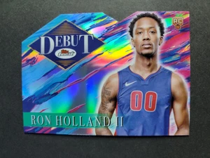 Ron Holland II 2024-25 Topps Finest Basketball RC Rookie Debut Refractor - Picture 1 of 2