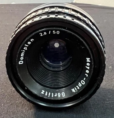 Vintage Meyer-Optik Görlitz Domiplan 50mm f/2.8 Lens – M42 Mount - Image 1 of 4