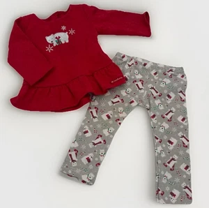 American Girl Truly Me Holiday roter verspielter Eisbär Pyjama - Bild 1 von 5