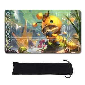 Teemo - League Of Legends Riftbound Playmat 24x14 in + Free Storage Bag - Picture 1 of 15