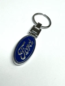 Llavero de metal de doble cara emblema logotipo 3D Ford - Imagen 1 de 3