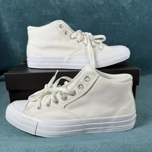 Converse Chuck Taylor All Star Malden Street Mid Vintage White Men's 9 - Picture 1 of 7