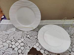8 -CORELLE Boutique Swept 4 Dinner/2 Salad /2 Bowls EXCELLENT CONDITION *NEW* - Picture 1 of 7
