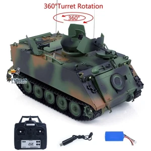 Pro Edition 1/16 M113A1 Tank IR Combat Flashing Cannon Smoke Adjustable Track - Picture 1 of 9