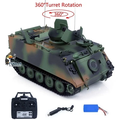 Pro Edition 1/16 M113A1 Tank IR Combat Flashing Cannon Smoke Adjustable Track - Image 1 of 4