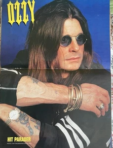 Vintage Ozzy Osbourne Centerfold Magazine Pinup - Picture 1 of 3