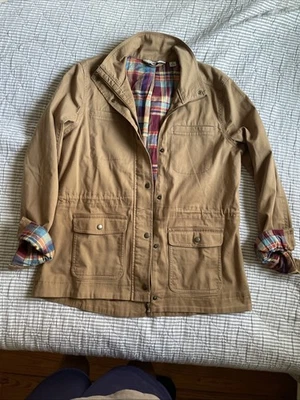 L.L. Bean Women's Barn Chore Coat Flannel, Lined, Light BrownMedium New W/o Tags - Image 1 of 4