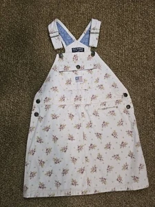 Vintage Polo Jeans Ralph Lauren Floral Pinafore Child Größe 6 - Bild 1 von 10