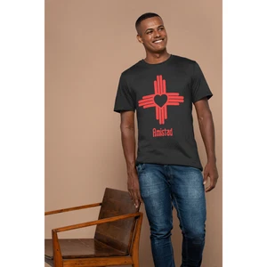 Amistad Zia Heart Graphic Tee T-Shirt Bella Canvas Youth - Bild 1 von 3