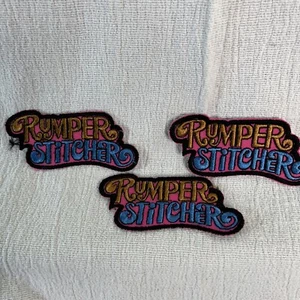 Rumper Stitcher Hippie Core Lot Of 3 Vtg Embroidered Sew Iron On Patch Hallmark - Picture 1 of 7