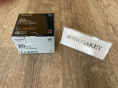 Panasonic H-H020A-K LUMIX G 20mm F1.7 II ASPH. Black New from Japan - Image 1 of 4