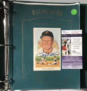 Ralph Kiner Signed Celebration Perez Steele Hall of Fame Postcard #24 JSA COA - Picture 1 of 5