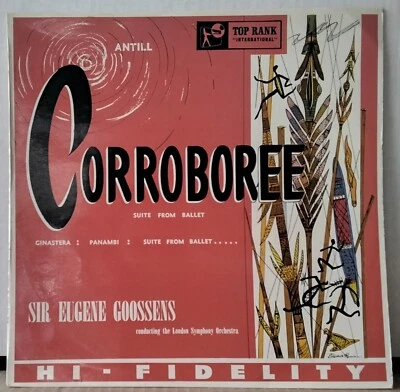 TOP RANK TRC-1032 ANTILL, GINASTERA, GOOSSENS - CORROBOREE AUS 1960 PREVIEW LP - Image 1 of 4