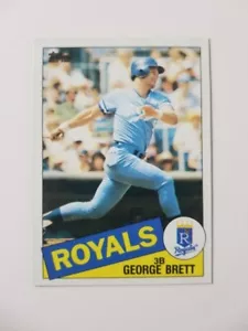 Tarjeta de béisbol George Brett 1985 Topps #100 Kansas City Royals - Imagen 1 de 2