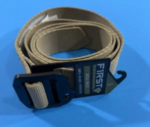 NEW LARGE FIRST TACTICAL 143001 BDU BELT 1.5" KHAKI LARGE (36-38" WAIST) - Picture 1 of 6