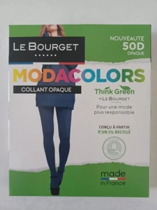 LE BOURGET MODACOLORS STRUMPFHOSE BLICKDICHT 50 DEN FARBE MARINEBLAU - Bild 1 von 2