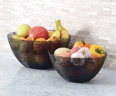 Gourmet Basics By Mikasa Set Of 2 Wire Baskets - Image 1 of 4