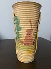 Morton Pottery England Handmade Stoneware Vase 9.5" Tall Fall Colours 1930's