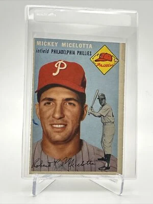 1954 Topps Mickey Micelotta Rookie Card #212 VG-EX Quality FREE SHIPPING - Image 1 of 3