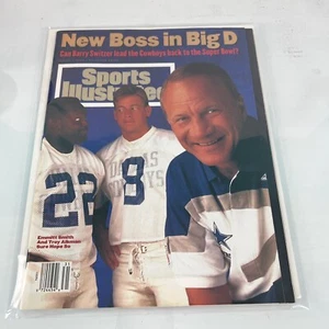 August 1, 1994 Troy Aikman Emmitt Smith Cowboys SPORTS ILLUSTRATED Newsstand - Picture 1 of 6