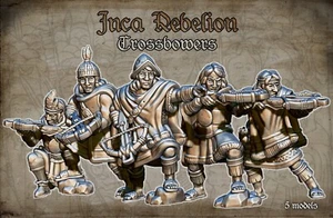 28mm Inka Rebel Armbrustschützen - Hecht und Schotte - Mythic America - Maya Azteken - Bild 1 von 1