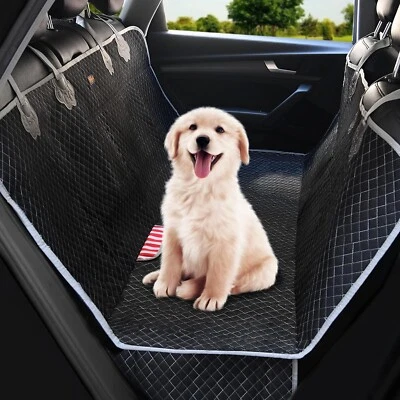 Black Dog Car Seat Cover for Back Seat 100% Waterproof 600D Scratch Resistant - Image 1 of 4