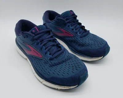 Brooks Dyad 11 Women's Size 9.5 D (Wide) Running Shoes Blue Pink - Image 1 of 4