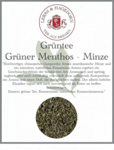 Grüntee Grüner Menthos 1 kg - Minze - Bild 1 von 9