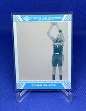 2007 - 2008 Topps Co-Signers Amare Stoudemire SSP Printing Plate Cyan 1/1 #4
